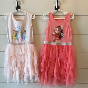 Disney Princesses and Moana tulle dresses